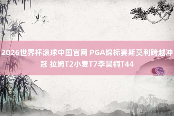 2026世界杯滚球中国官网 PGA锦标赛斯莫利跨越冲冠 拉姆T2小麦T7李昊桐T44