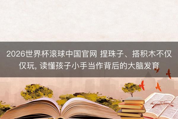 2026世界杯滚球中国官网 捏珠子、搭积木不仅仅玩, 读懂孩子小手当作背后的大脑发育